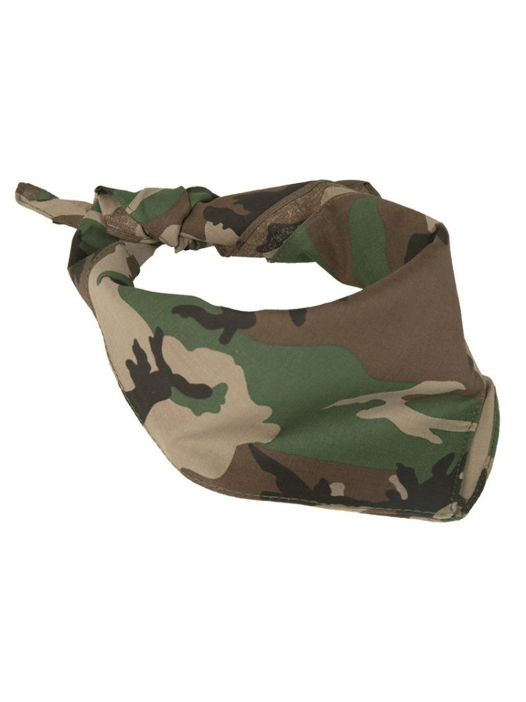 Šátek BANDANA maskovaný, Woodland