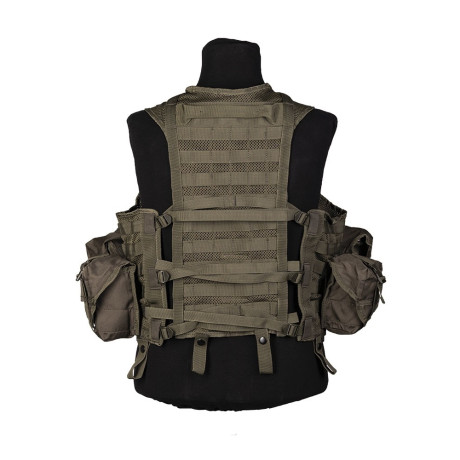 Taktická vesta MODULÁRNÍ SYSTÉM 8 kapes Olivová