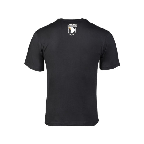 Tričko s potiskem "AIRBORNE" Černé