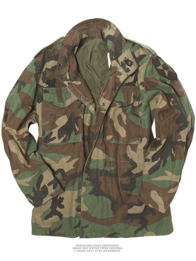 Authentic US M65 Woodland Field Jacket, Used