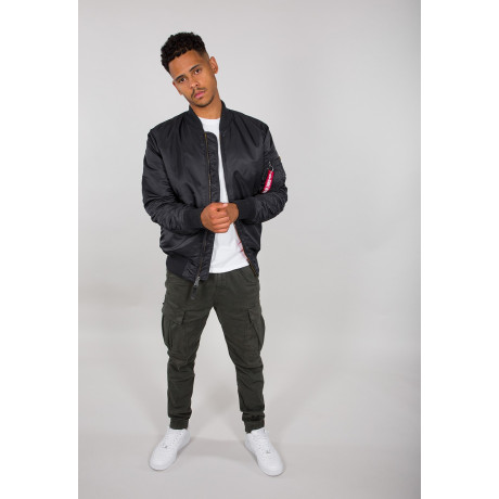 Bunda MA-1 VF 59 LONG Alpha Industries, IRON GREY