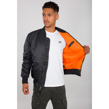 Bunda MA-1 VF 59 LONG Alpha Industries, IRON GREY