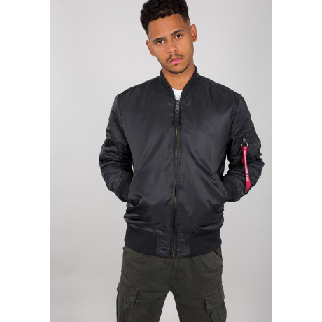 Bunda MA-1 VF 59 LONG Alpha Industries, IRON GREY