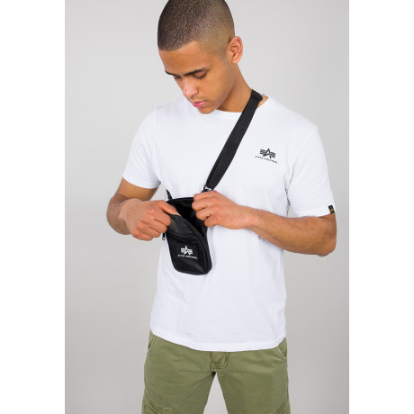 RUBBER PRINT UTILITY BAG Alpha Industries, Černá