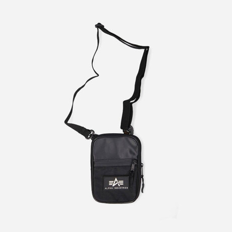 RUBBER PRINT UTILITY BAG Alpha Industries, Černá