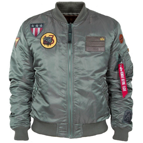 Bunda ALPHA INDUSTRIES MA-1 AIR FORCE, Vintage Green