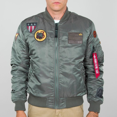 Bunda ALPHA INDUSTRIES MA-1 AIR FORCE, Vintage Green