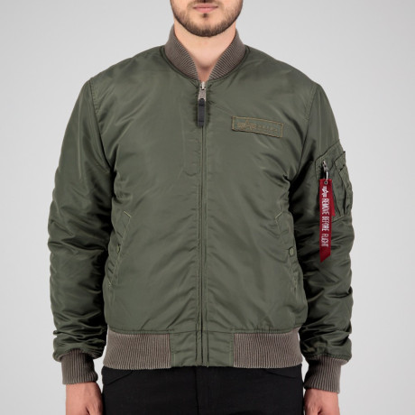 Bunda Alpha Industries MA-1 VF AUTHENTIC OVERDYED, Dark Olive