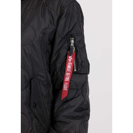Dámský kabát MA-1 ALS COAT Wmn. Alpha Industries, ČERNÝ