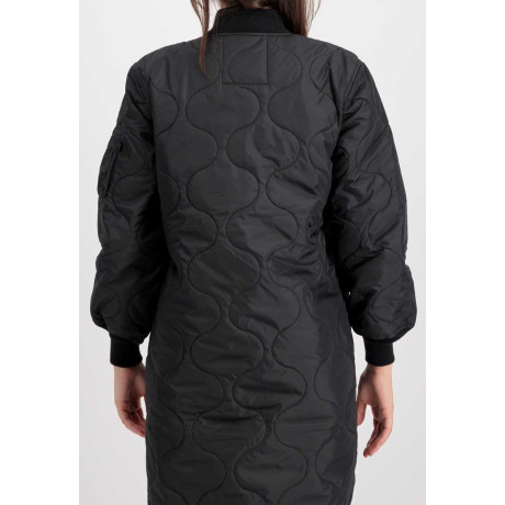 Dámský kabát MA-1 ALS COAT Wmn. Alpha Industries, ČERNÝ