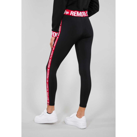 Dámské leginy RBF TAPE LEGGINS, Alpha Industries ČERNÉ