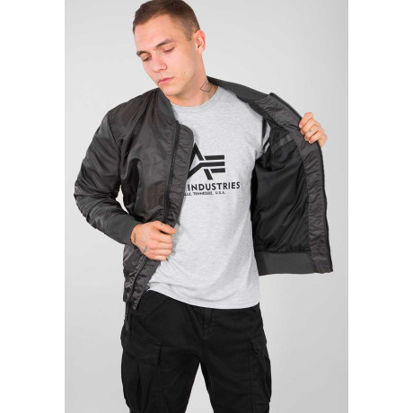 Bunda Alpha Industries MA-1 TT CUSTOM barva GREYBLACK