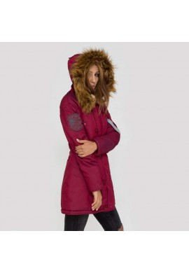Dámská bunda EXPLORER Wmn. Alpha Industries  BURGUNDY