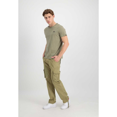 Tričko Alpha Industries BACKPRINT T olive/black