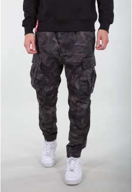 Kalhoty AIRMAN PANT CAMO Alpha Industries, BLACK CAMO