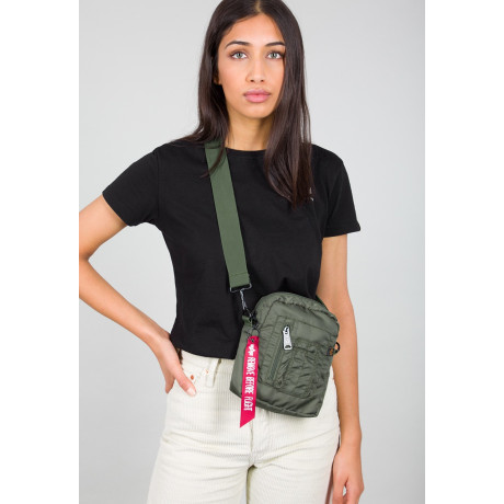 Alpha Industries taška přes rameno nebo na pásek CREW CARRY BAG, Sage green