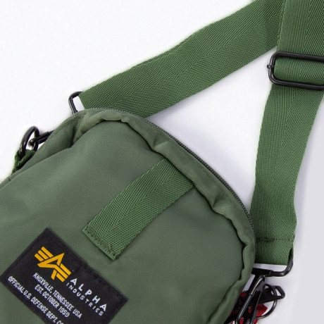 Alpha Industries taška přes rameno nebo na pásek CREW CARRY BAG, Sage green