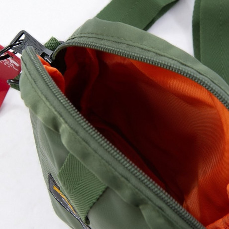 Alpha Industries taška přes rameno nebo na pásek CREW CARRY BAG, Sage green