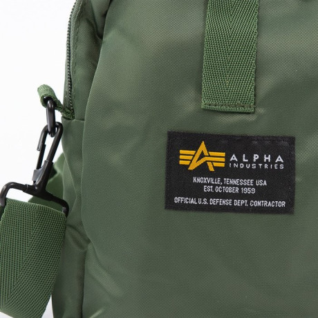 Alpha Industries taška přes rameno nebo na pásek CREW CARRY BAG, Sage green