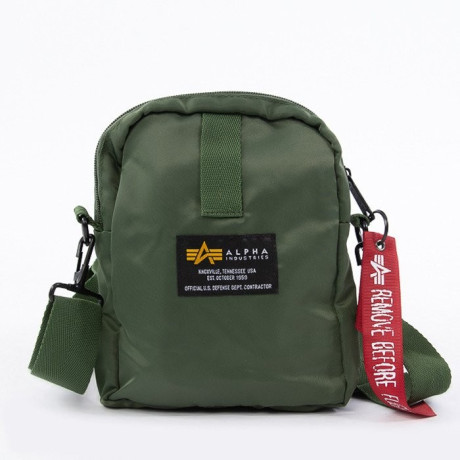 Alpha Industries taška přes rameno nebo na pásek CREW CARRY BAG, Sage green