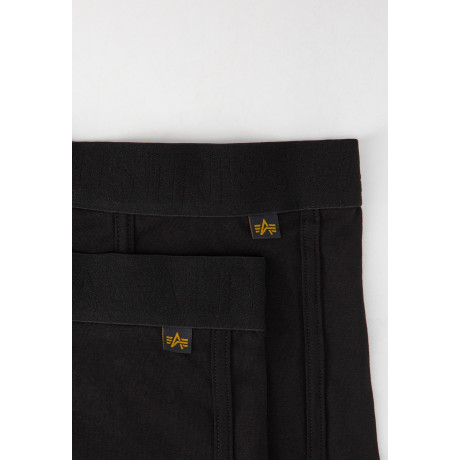 Spodní prádlo - boxerky Alpha Industries AL TAPE UNDERWEAR 2 Pack, All Black