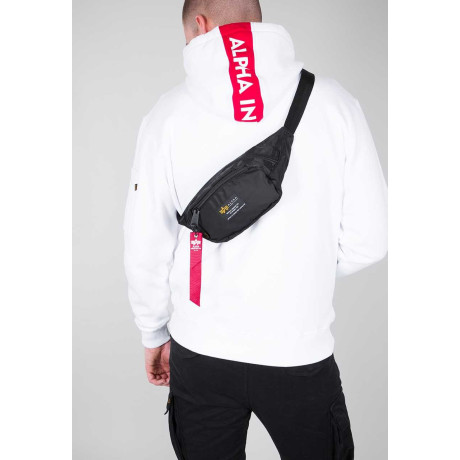 Alpha Industries Ledvinka CREW WAIST BAG, Černá