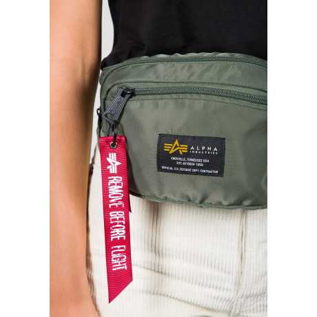 Alpha Industries Ledvinka CREW WAIST BAG, Sage green