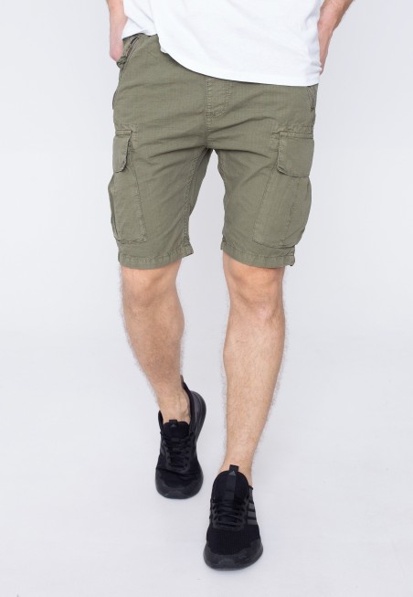 Alpha Industries šortky RIPSTOP JOGGER SHORT, Olivové