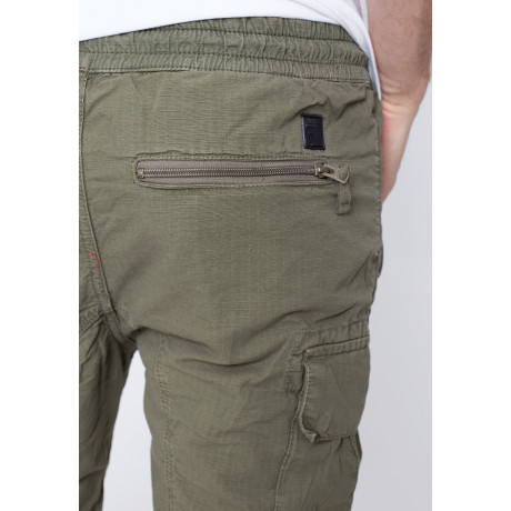 Alpha Industries šortky RIPSTOP JOGGER SHORT, Olivové