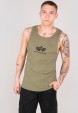Tílko LOGO TANK Alpha Industries, Olive/black