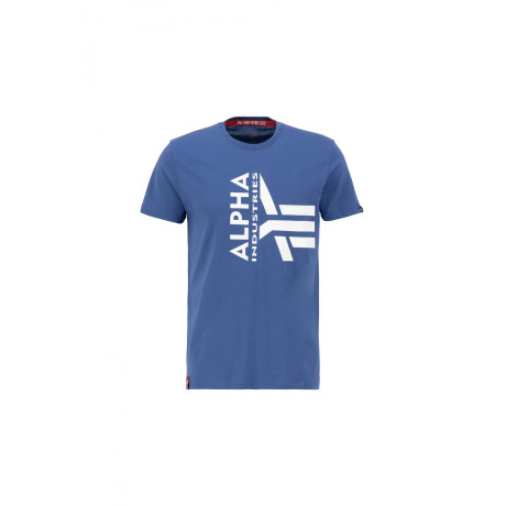Alpha Industries tričko HALF LOGO FOAM T, Vintage marine