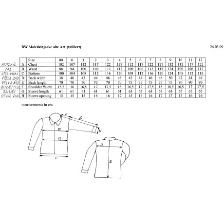 BW polní blůza moleskin černá