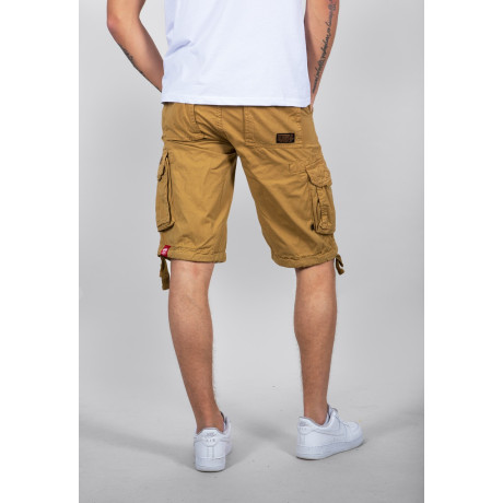 Kraťasy JET SHORT Alpha Industries  KHAKI / TMAVĚ PÍSKOVÉ