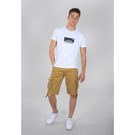 Kraťasy JET SHORT Alpha Industries  KHAKI / TMAVĚ PÍSKOVÉ