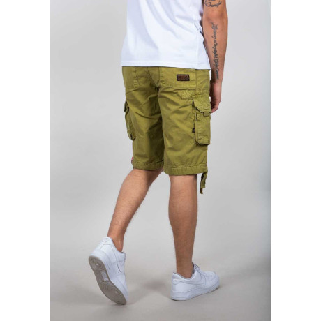 Kraťasy JET SHORT Alpha Industries  KHAKI GREEN / KHAKI ZELENÁ