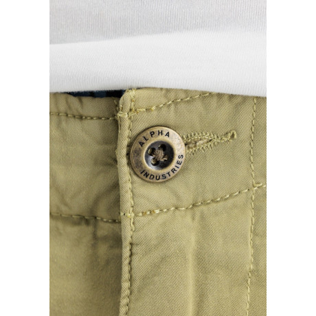 Kraťasy JET SHORT Alpha Industries LIGHT OLIVE / SVĚTLE OLIVOVÉ