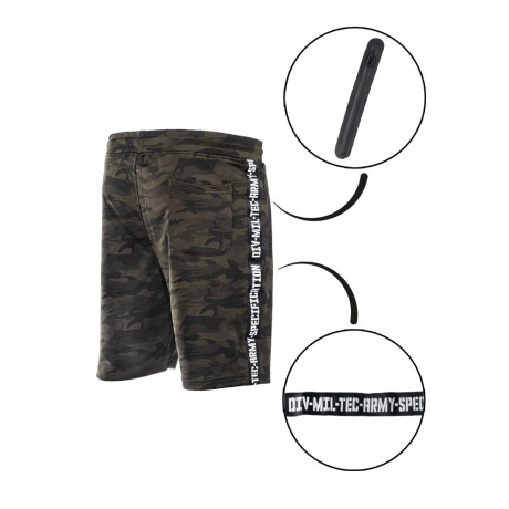 copy of Kraťasy teplákové TRAINING MIL-TEC®, DARK CAMO