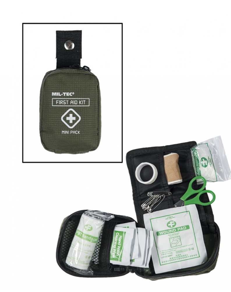 Lékárnička malá FIRST AID PACK MINI, olivová