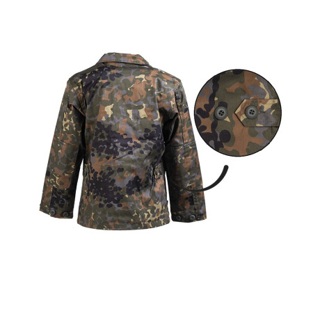 Blůza dětská US BDU JACKE KIDS, Maskovaná Flecktarn
