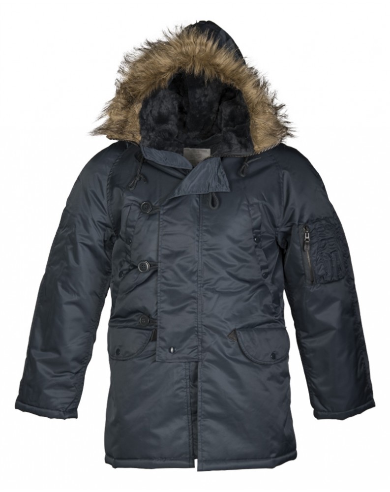 US letecká PARKA N3B TEESAR® Tmavě modrá US letecká PARKA N3B TEESAR® Tmavě modrá