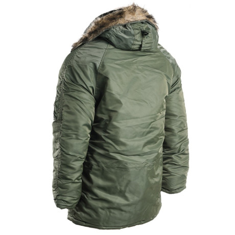 US letecká parka N3B BASIC Olivová
