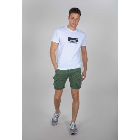 Kraťasy CREW SHORT Alpha Industries, VINTAGE GREEN / VINTAGE ZELENÁ