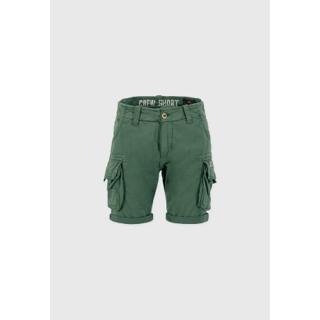 Kraťasy CREW SHORT Alpha Industries, VINTAGE GREEN / VINTAGE ZELENÁ