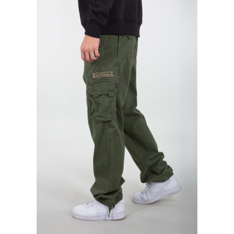 Kalhoty JET PANT Alpha Industries, Dark olive