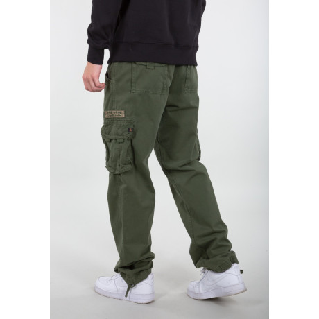Kalhoty JET PANT Alpha Industries, Dark olive