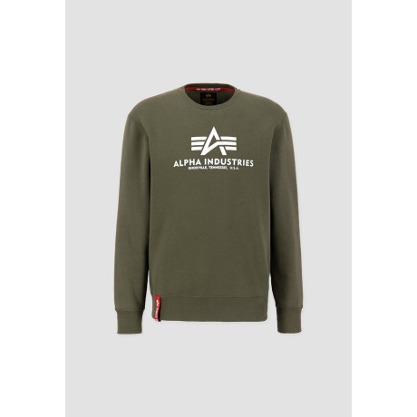 Mikina BASIC SWEATER Alpha Industries OLIVE