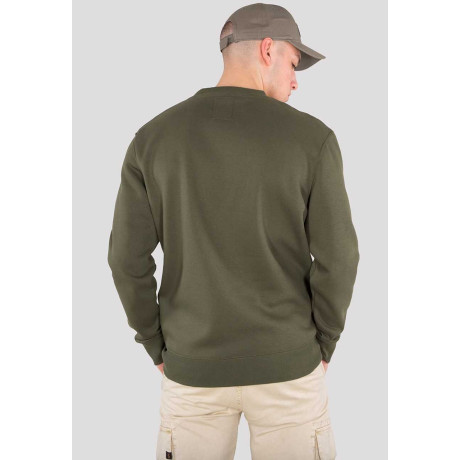 Mikina BASIC SWEATER Alpha Industries OLIVE