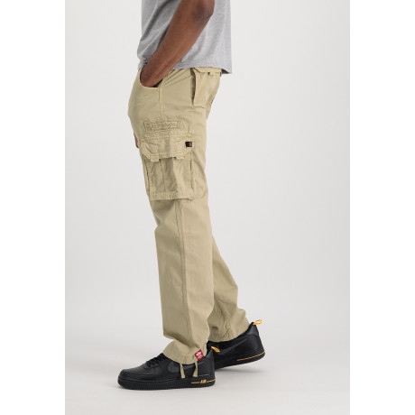 Kalhoty JET PANT Alpha Industries, barva BONE WHITE