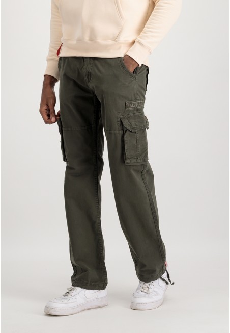 Kalhoty JET PANT Alpha Industries, GREYBLACK / ŠEDOČERNÉ