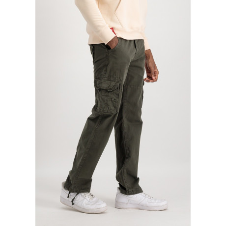 Kalhoty JET PANT Alpha Industries, GREYBLACK / ŠEDOČERNÉ